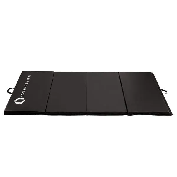 MGS01 Materac Gimnastyczny Składany 2400x1200 mm Black Hms Premium