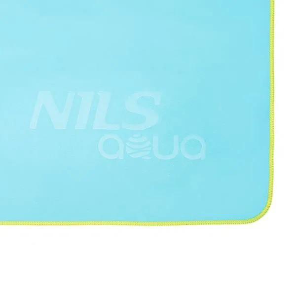 NAR12 Jasnoniebieski Ręcznik Z Mikrofibry 180x100 cm NILS Aqua