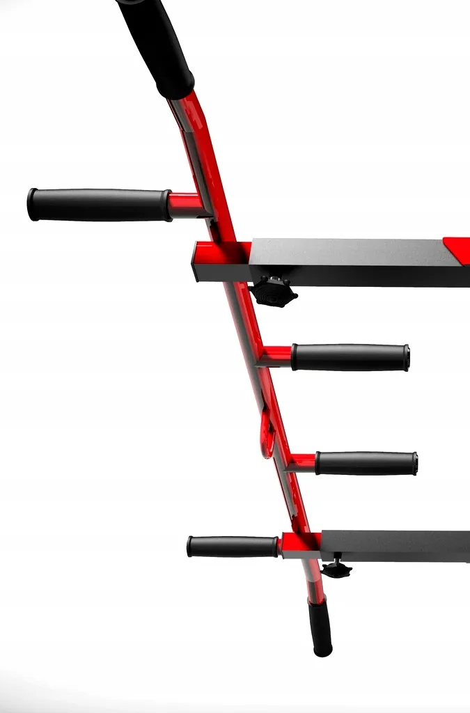 Drążek Ścienny Zider Black-Red - 360 kg Wytrzymałości