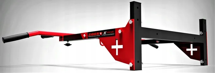 Drążek Ścienny Zider Black-Red - 360 kg Wytrzymałości