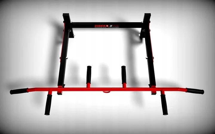 Drążek Ścienny Zider Black-Red - 360 kg Wytrzymałości