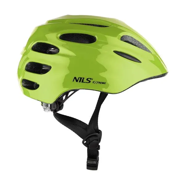 MTW01 LED Rozm. XS (43-49 Cm) Kask NILS Extreme - Zielony