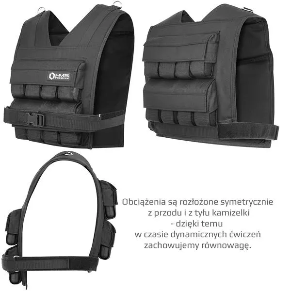 KTO16 Kamizelka Treningowa Z Obciążeniem 16 kg Hms Premium