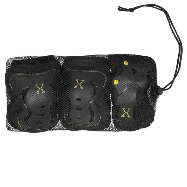 H320 ROZM. XL ZESTAW OCHRANIACZY NILS EXTREME - Czarno-Żółty