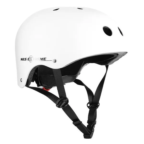 MTV12 Biały Matowy Rozm. XL (55-61 Cm) Kask NILS Extreme