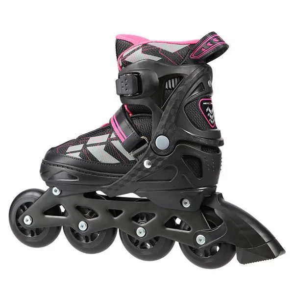 NA11002 Czarno/Fioletowe Rozm. M (35-38) Łyżworolki NILS Extreme