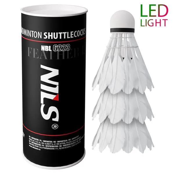 NBL6223 Lotki Z Piór LED 3 szt. NILS