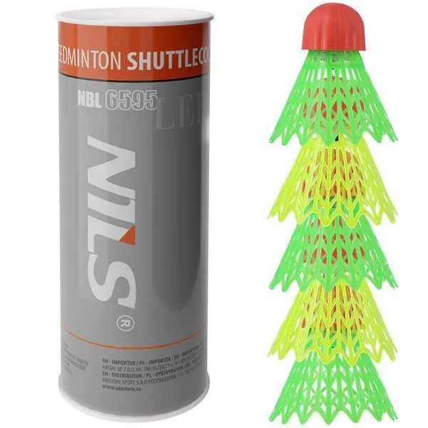 NBL6595 Lotki Nylon LED Do Speedmintona 5 szt. NILS