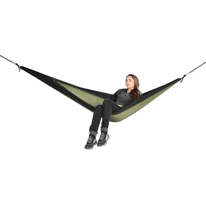 Hamak Turystyczny 2 Osobowy 270x140cm Z Moskitierą - Zielony