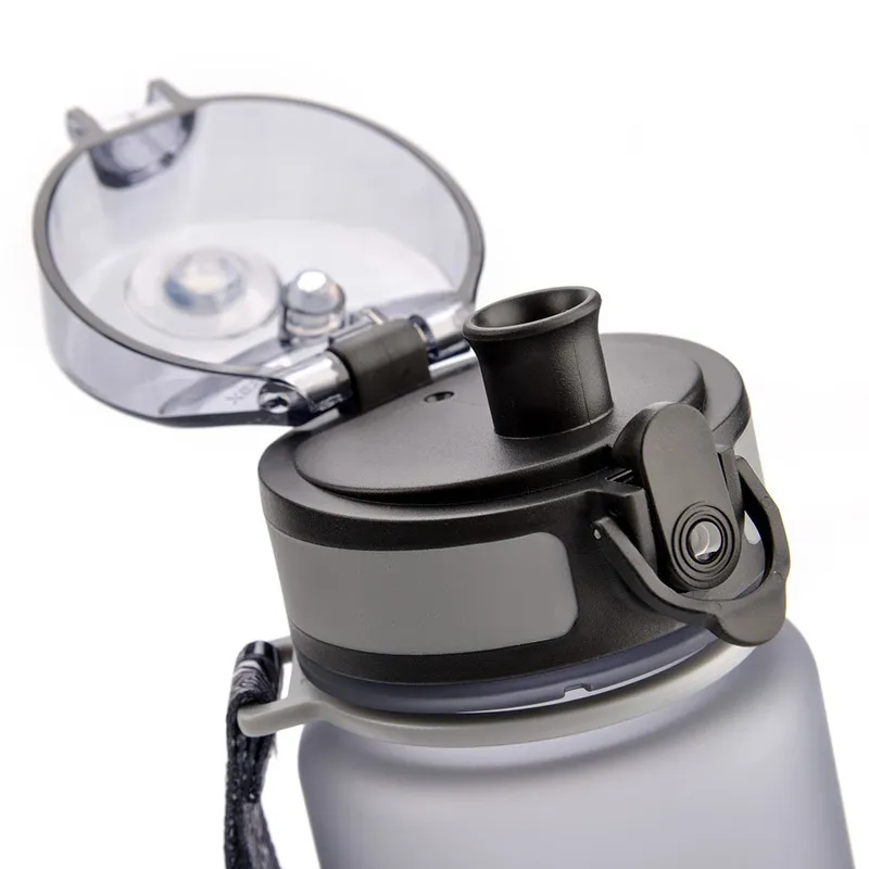 BIDON SPORTOWY METEOR 650ml - Szary
