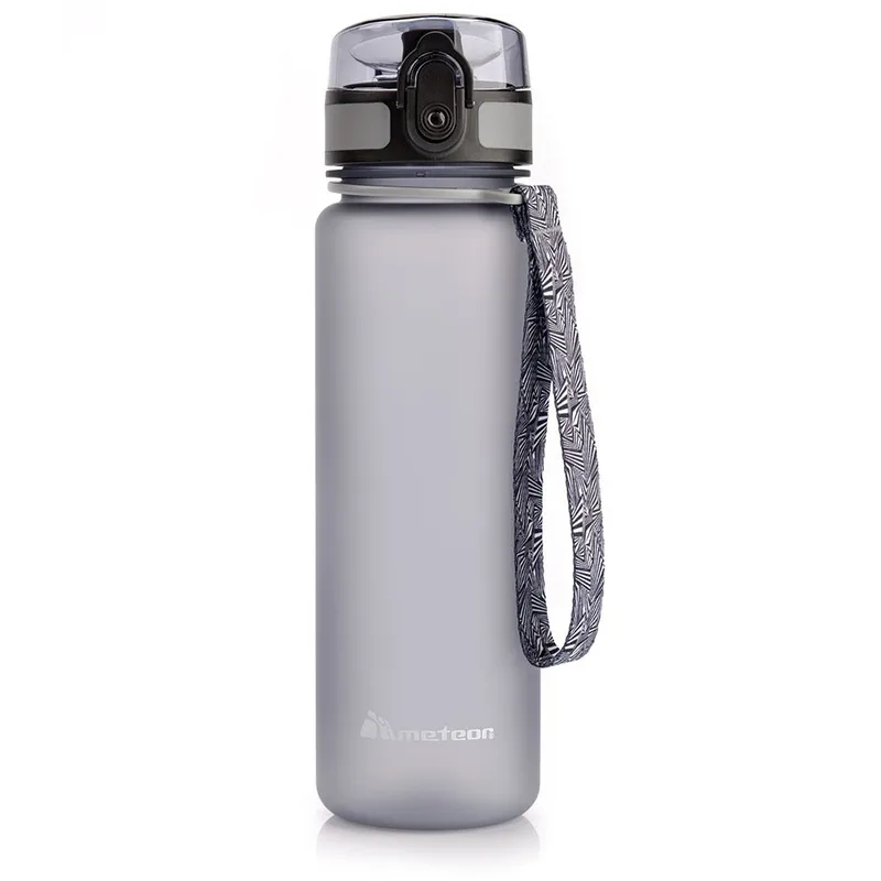 BIDON SPORTOWY METEOR 650ml - Szary