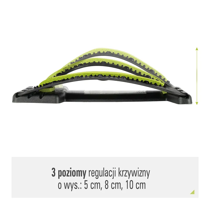 PRP02 Green Przyrząd Do Rozciągania Pleców Z Magnesami Hms
