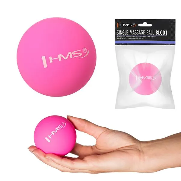 BLC01 Pink Lacrosse Pojedyńcza Piłka Do Masażu Hms