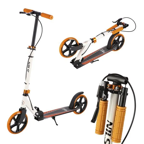 HM0107 White-Orange Hulajnoga NILS Extreme