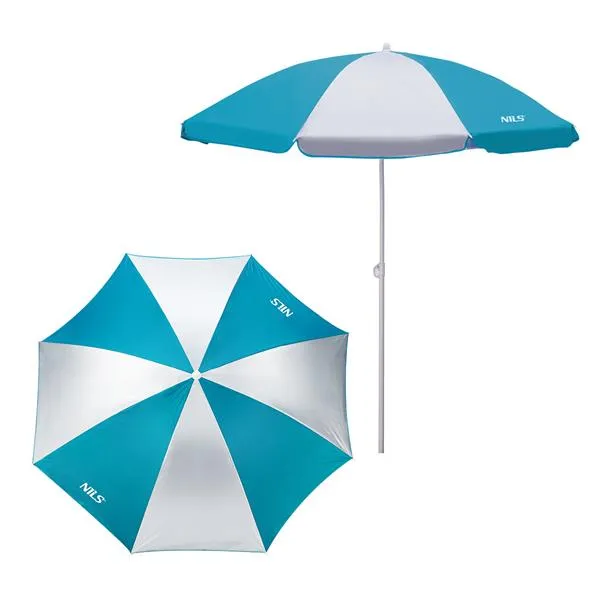 NC7813 Parasol Plażowy 180 cm NILS - Turkusowy