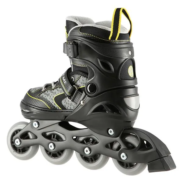 NA14198 Rozm. S (31-34) Łyżworolki NILS Extreme - Czarno-Żółty