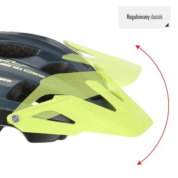 MTW208 Rozm. L (55-61CM) Kask NILS Extreme - Granatowo-Zielony