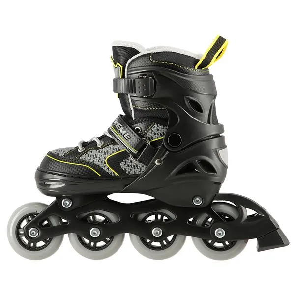 NA14198 Rozm. S (31-34) Łyżworolki NILS Extreme - Czarno-Żółty