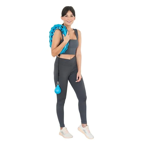 HHW01 Blue Hula Hop Z Wypustkami I Obciążnikiem Hms
