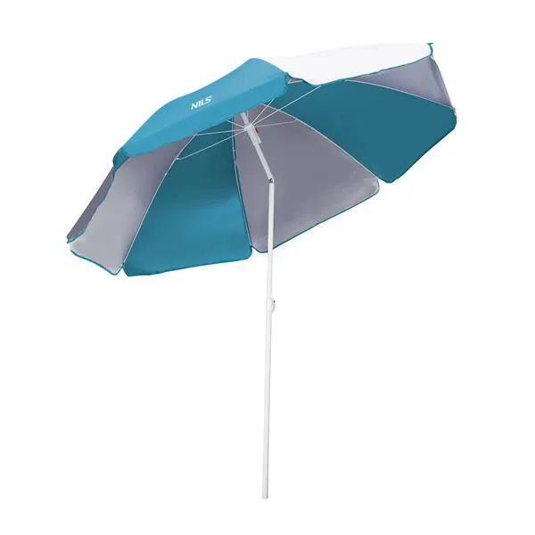 NC7813 Parasol Plażowy 180 cm NILS - Turkusowy