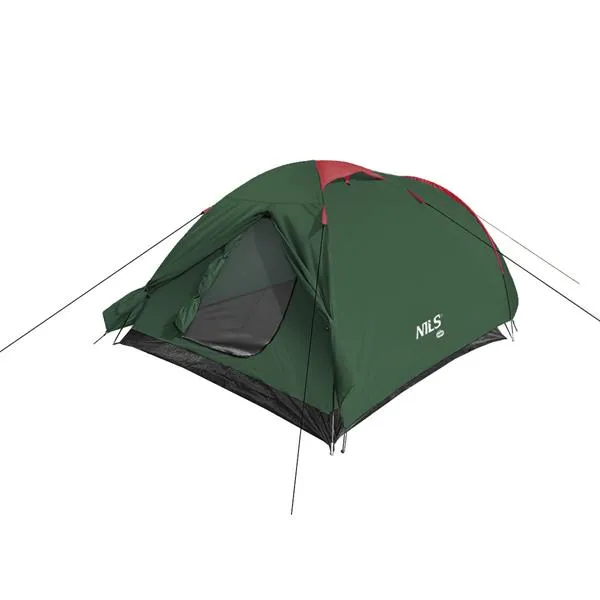 NC6013 Namiot Kempingowy Rocker NILS Camp - Zielono-Czerwony