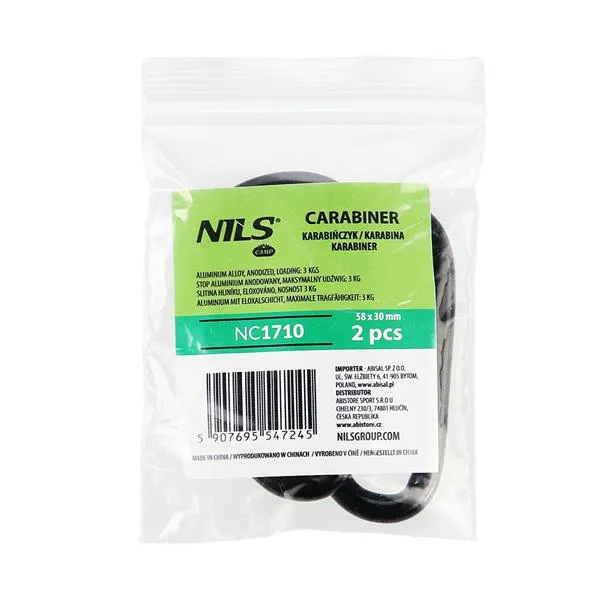 NC1710 Karabińczyk Zestaw 2 szt. NILS Camp