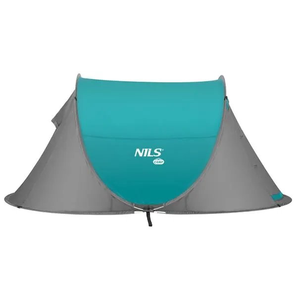 NC3743 Namiot Kempingowy Samorozkładający NILS Camp - Turkusowy