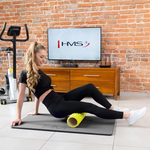 MFK01 Gray-Black Mata Fitness Klubowa Z Otworami Hms Premium