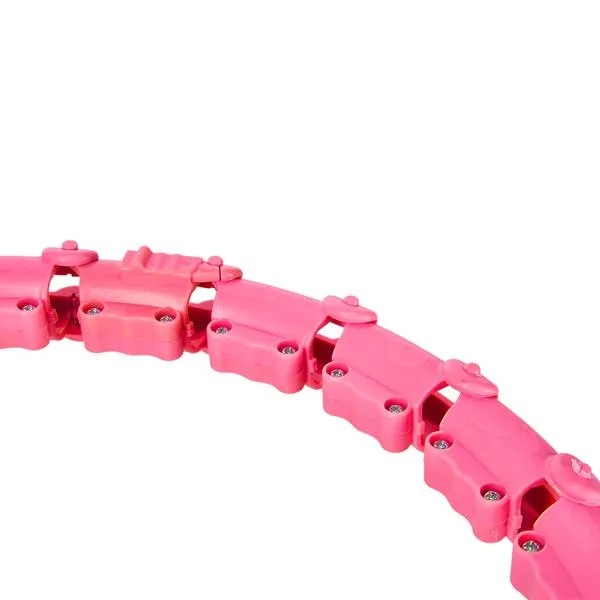 OHA02 Hula Hop Pink Z Wypustkami I Obciążnikiem One Fitness