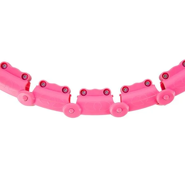 OHA02 Hula Hop Pink Z Wypustkami I Obciążnikiem One Fitness