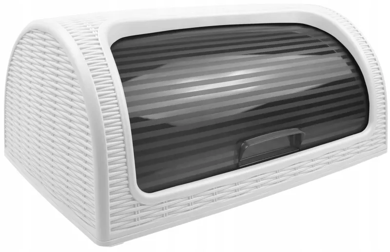 Chlebak RATTAN 417x269x181 mm - BIAŁY