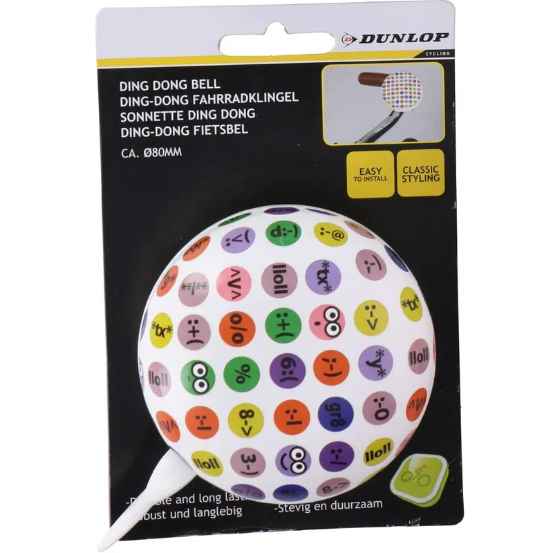 Dzwonek Rowerowy Dunlop Śr. 80mm Buźki