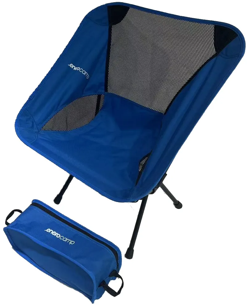 Fotel Turystyczno Plażowy 58 x 52 x 64 cm - Niebieski