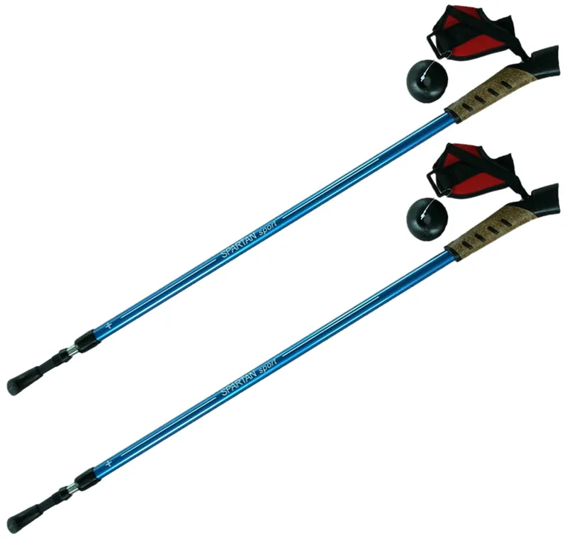 Kije Nordic Walking 2-SEKFENCJE Niebieskie