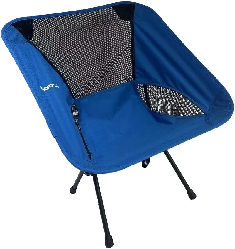Fotel Turystyczno Plażowy 58 x 52 x 64 cm - Niebieski