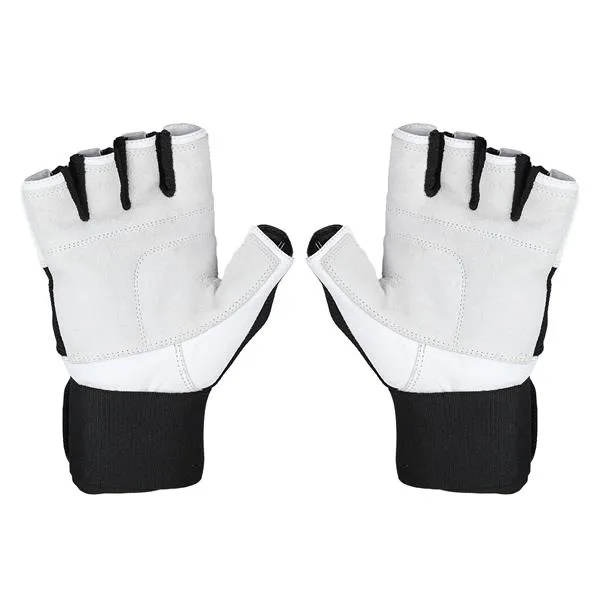 RST04 White-Black Rozm. S Rękawice Na Siłownię Hms