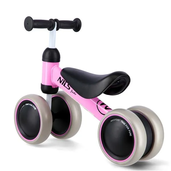 RB002 Pink Rowerek Biegowy NILS Fun