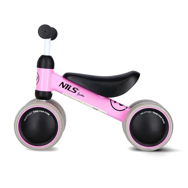 RB002 Pink Rowerek Biegowy NILS Fun