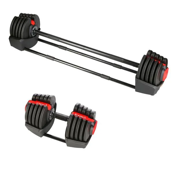 SGR40 Pro Set 2w1 Zestaw Regulowanych Sztangielek 43,5 kg Hms