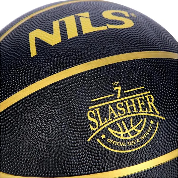 NPK270 Piłka Do Koszykówki Slasher 7 NILS - Czarna