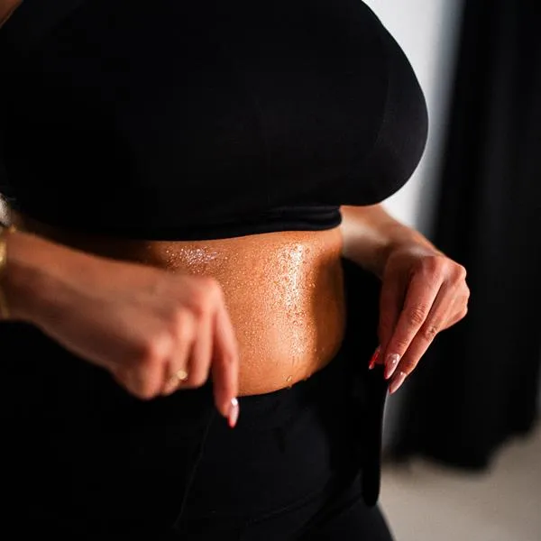 BR163 Pas Na Brzuch Wyszczuplający Black Plus Size Hms