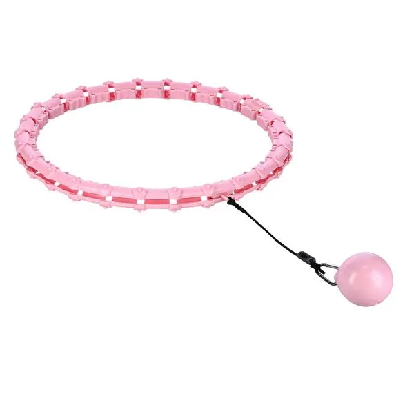 HHW11 Plus Size Hula Hop Light Pink Z Wypustkami I Obciążnikiem Hms