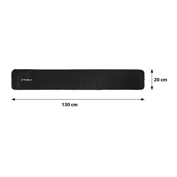 BR163 Pas Na Brzuch Wyszczuplający Black Plus Size Hms