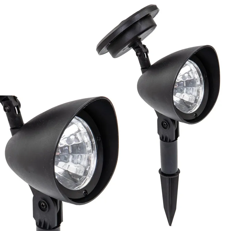 Lampa Solarna Reflektor 3 LED Wbijany
