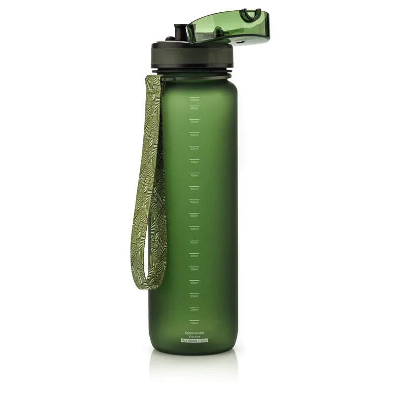 Bidon Sportowy METEOR 1000 ml Ciemnozielony