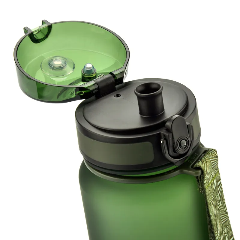 Bidon Sportowy METEOR 1000 ml Ciemnozielony