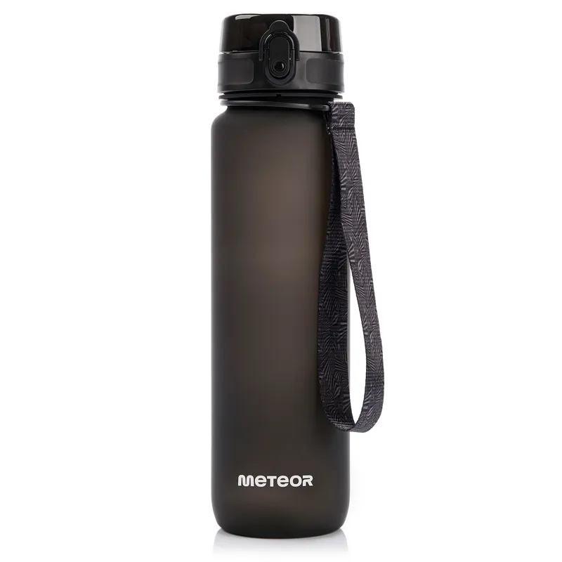Bidon Sportowy METEOR 1000 ml - Czarny