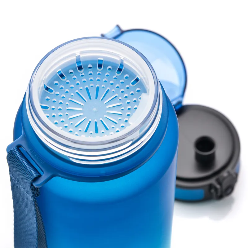 Bidon Sportowy METEOR 1000 ml Niebieski/Turkusowy