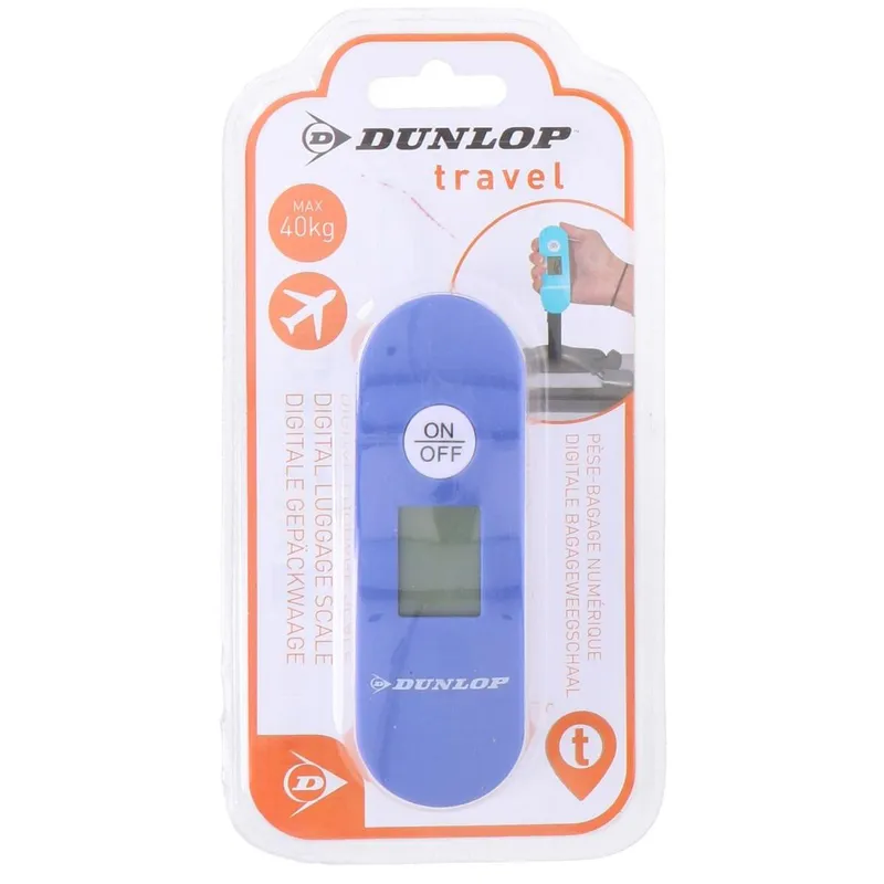 Waga Elektroniczna Turystyczna Max 40 kg Dunlop - Niebieska