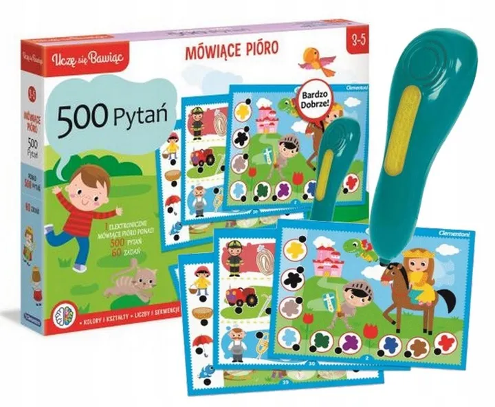 Gra Eduk Mowiace Pioro 500PYTAN Clm 50782 Pud